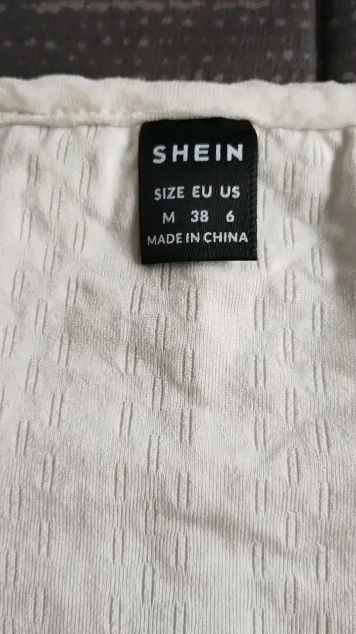 Blusa blanca de manga larga Shein - 2