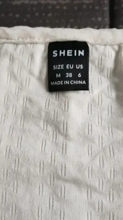 Blusa blanca de manga larga Shein - miniatura 2