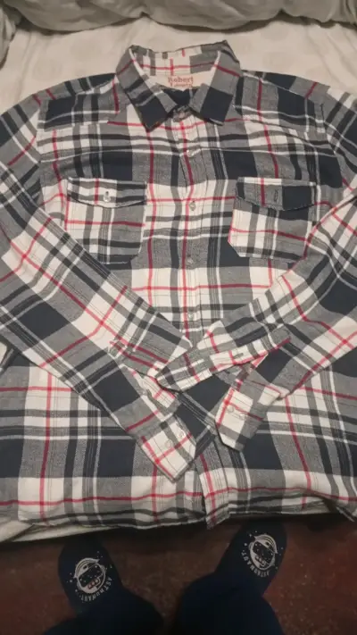 Camisa a cuadros Robert Lewis para hombre - miniatura 1