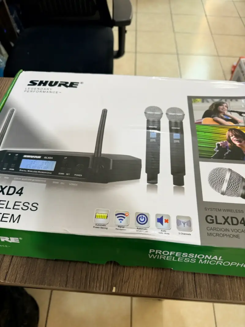 Micrófonos inalámbricos Shure GLXD4 - 4