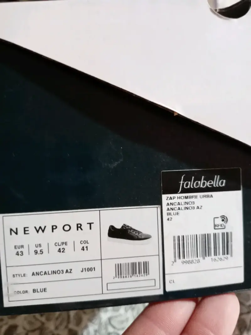 Zapatillas urbanas azul marino Ancalinos para hombre - 2