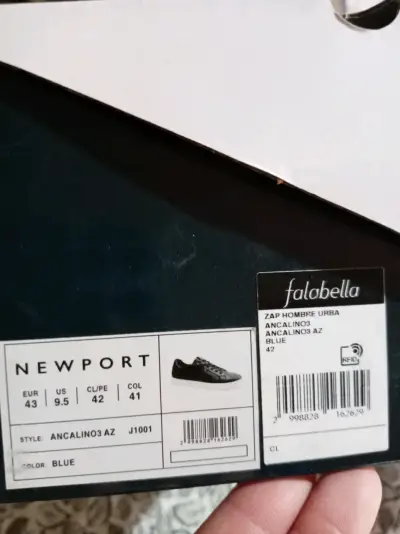 Zapatillas urbanas azul marino Ancalinos para hombre - miniatura 2