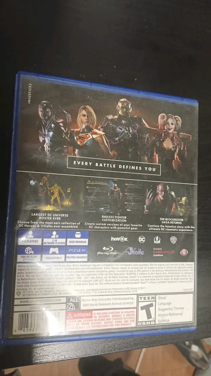Juego PS4 Injustice 2 en buen estado - 2