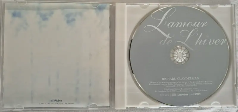 CD Richard Clayderman L'amour de L'hiver - 3