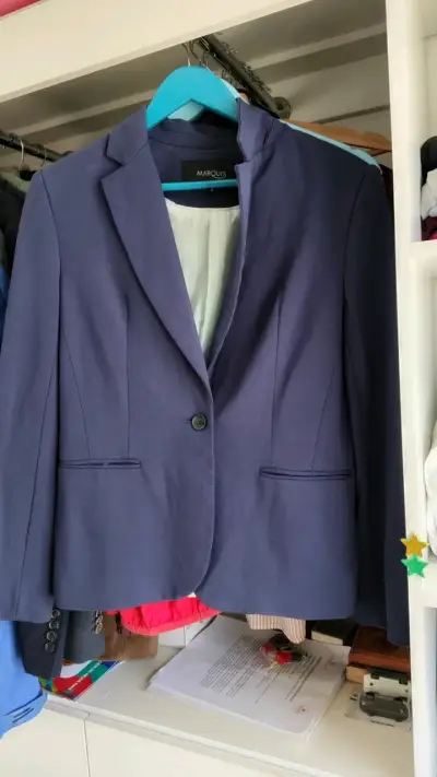 Blazer azul marino para mujer Marquis - miniatura 1