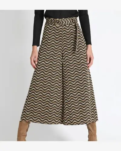 Pantalón Palazzo cropped marca Liolá - miniatura 1