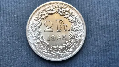 Espectacular moneda suiza de Plata. Un centavo. - miniatura 1