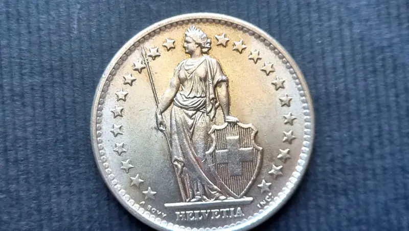 Espectacular moneda suiza de Plata. Un centavo. - 2