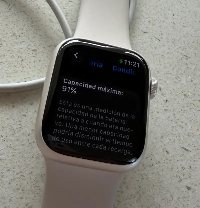 Apple Watch Series 8 41mm blanco estelar,sin celul - 6