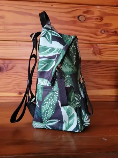 Mochila estampada hojas verde Kate Spade - miniatura 1
