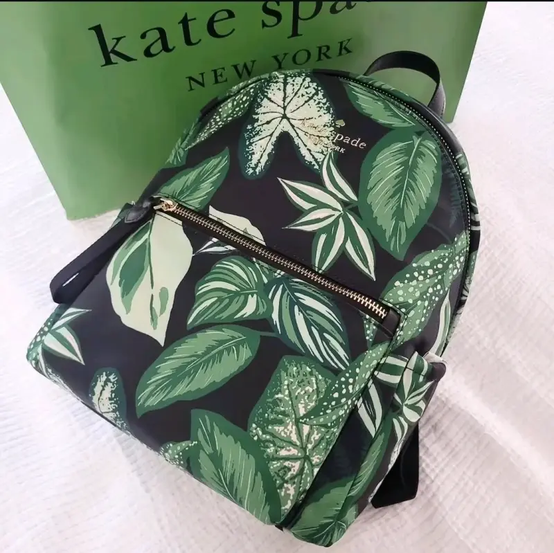 Mochila estampada hojas verde Kate Spade - 6