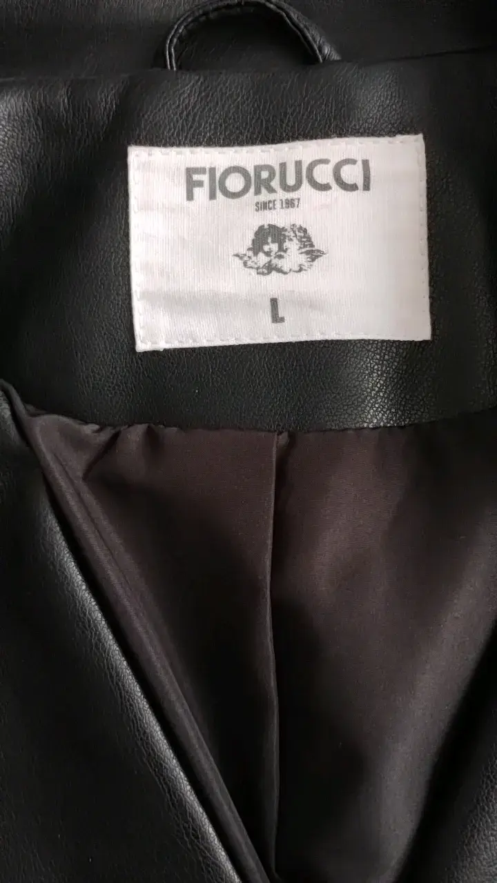 Chaqueta de cuero negra Fiorucci con tachas - 2