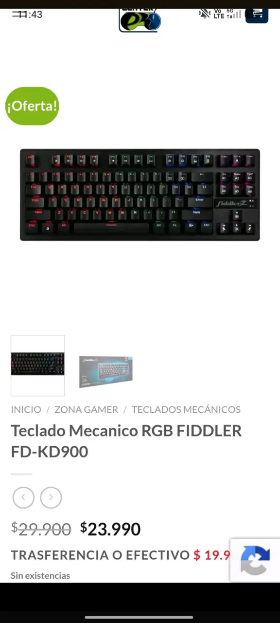 Teclado Fiddler - 2