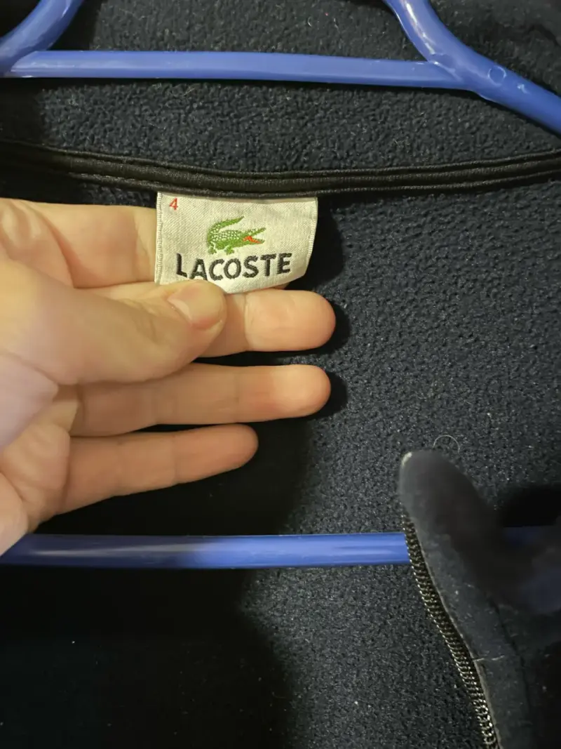 Chaqueta polar negra Lacoste para hombre - 2