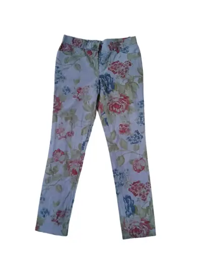 Pantalones de mujer con estampado floral - miniatura 1