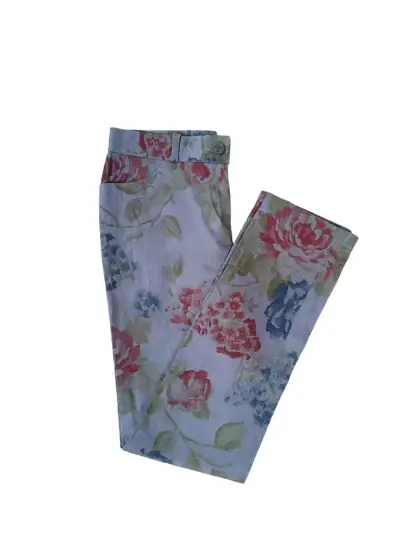 Pantalones de mujer con estampado floral - miniatura 2