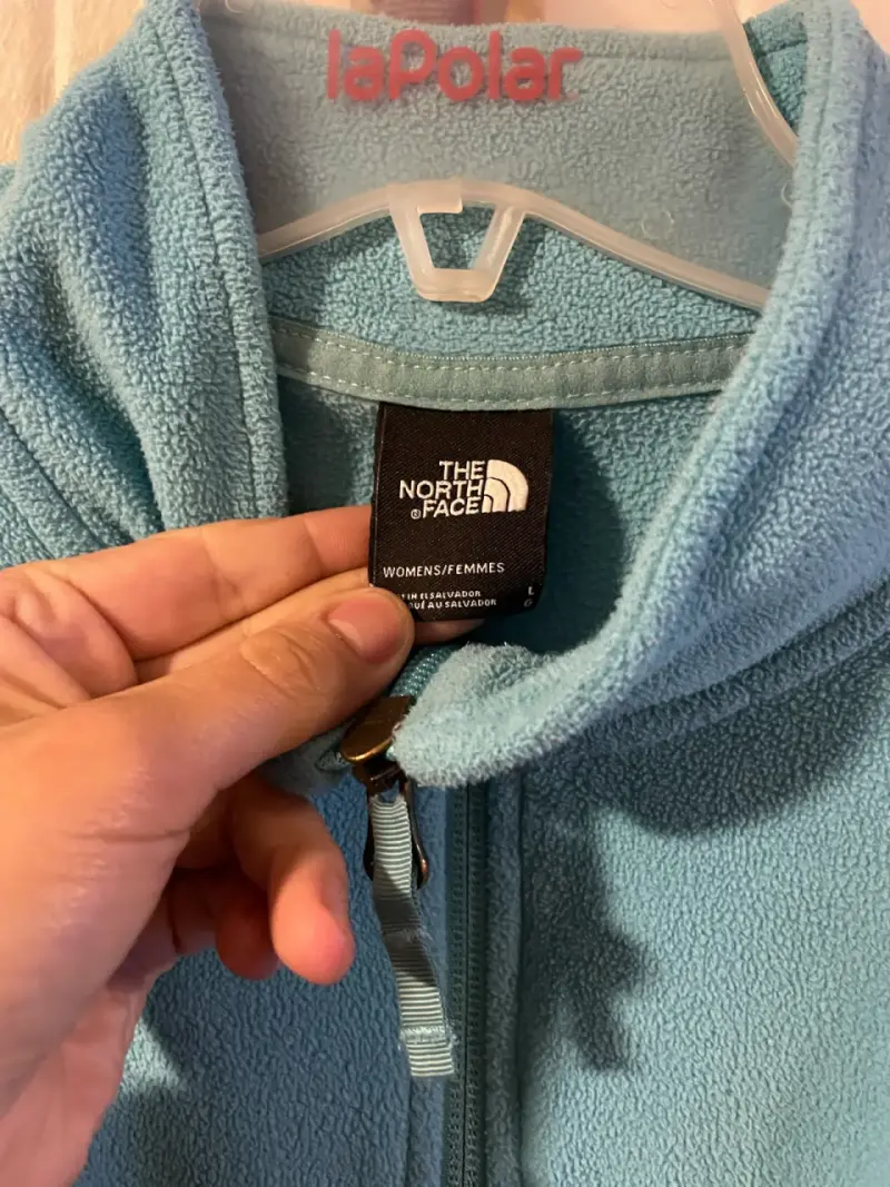 Chaqueta polar azul The North Face para mujer - 2