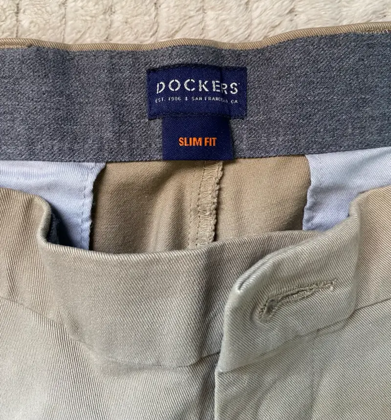 Pack2 pantalones. Zara y Dockers. Talla 42 (32 us) - 4