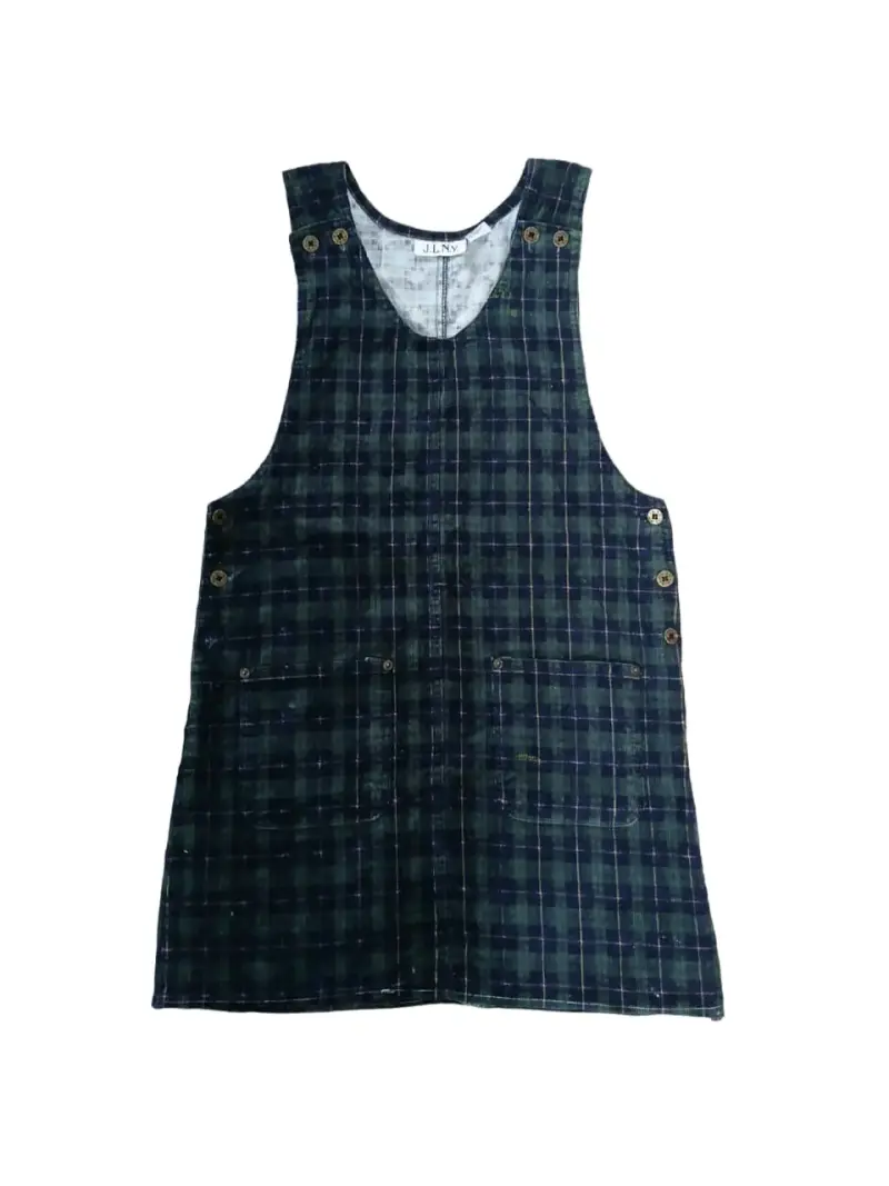 Vestido jumper a cuadros JLNY - 1