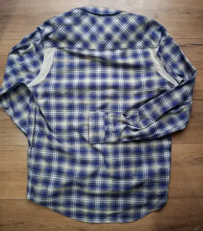 Camisa a cuadros azul Under Armour - miniatura 2