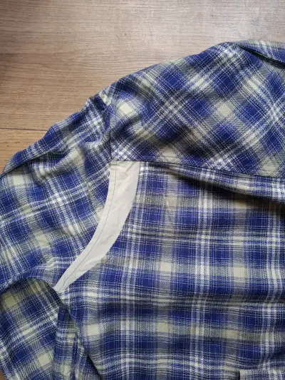 Camisa a cuadros azul Under Armour - miniatura 3