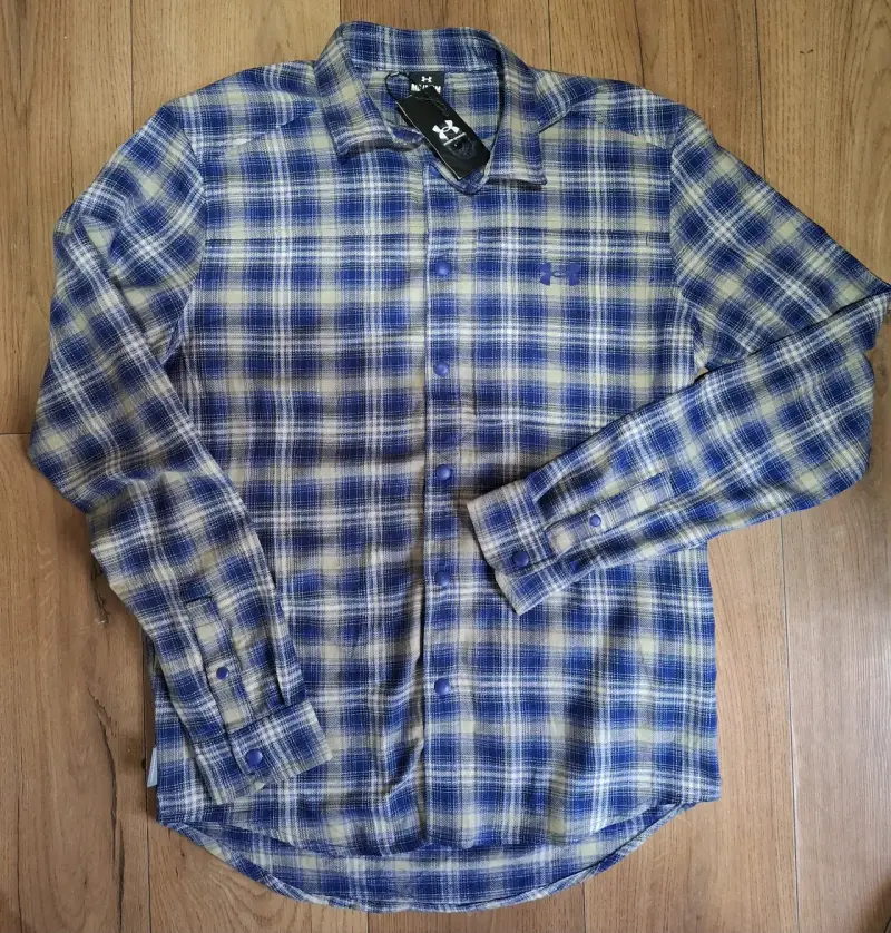 Camisa a cuadros azul Under Armour - 4
