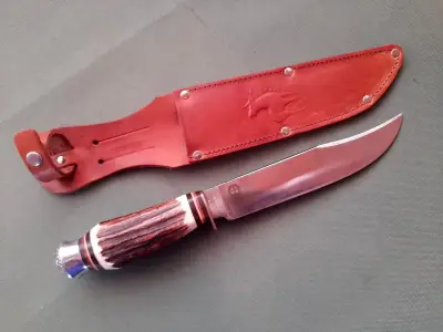 Cuchillo Aleman Dorko Solingen Antiguo 1960 - miniatura 1