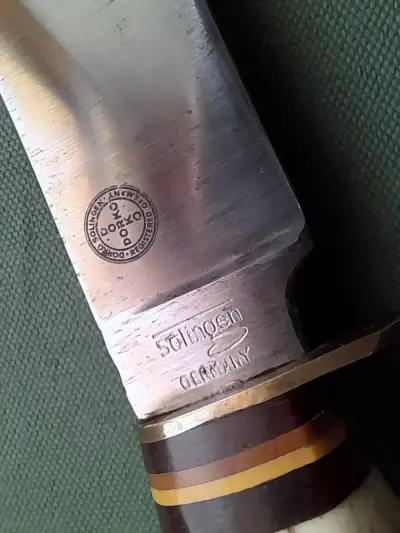 Cuchillo Aleman Dorko Solingen Antiguo 1960 - miniatura 3