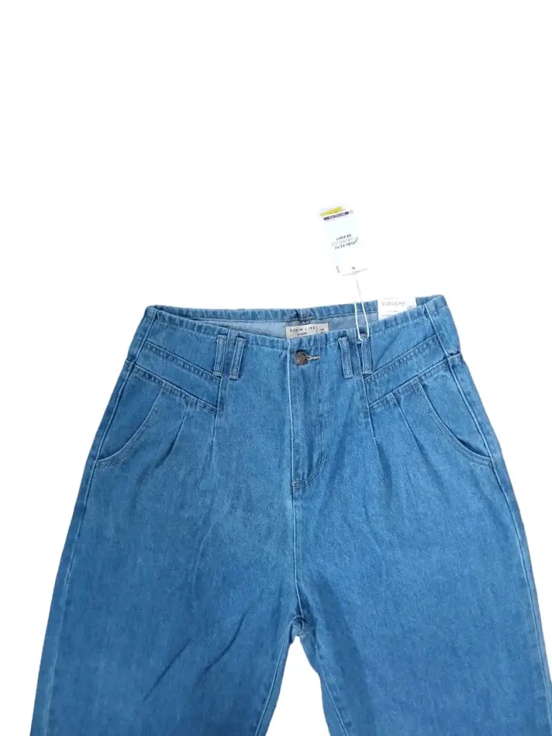 Jeans de Mujer Azul Tiro Alto - 2
