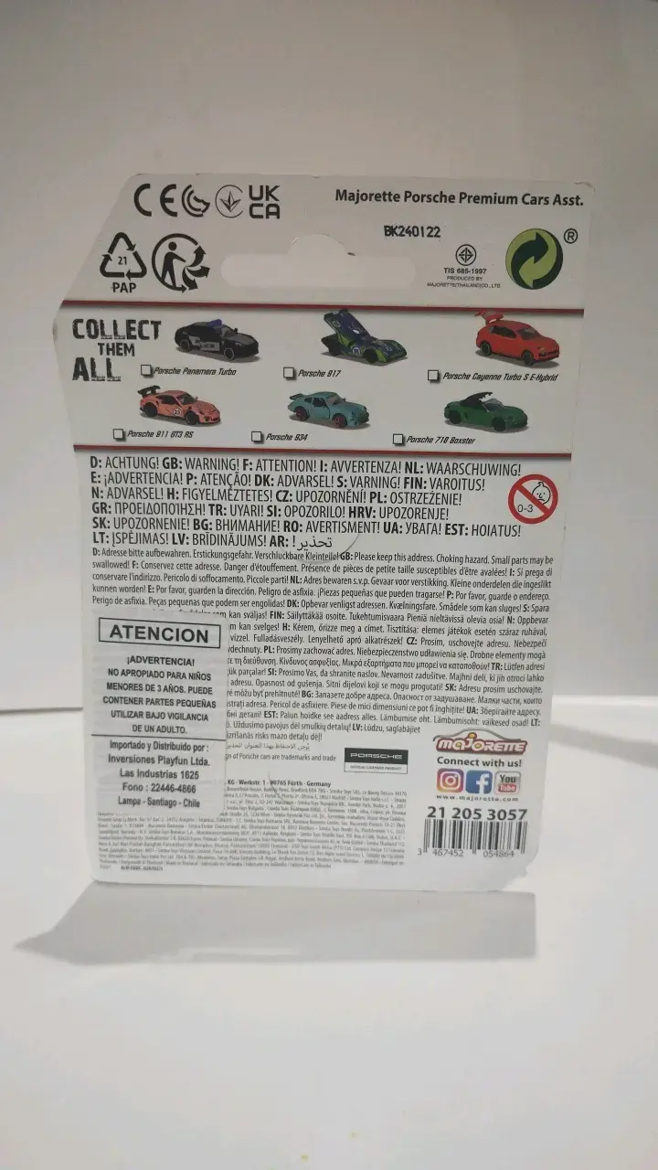 Auto Juguete Majorette Porsche 917 E. 1:64 - 3