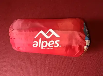 Saco de Dormir Alpes Outdoor Envelope Rojo - miniatura 2