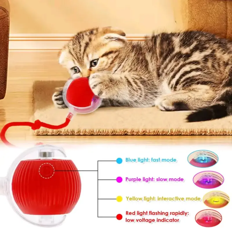 Juguete interactivo para gatos con luz LED - 6