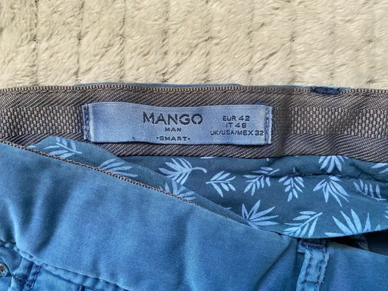 Pantalones  Mango slim fit para hombre. - 2