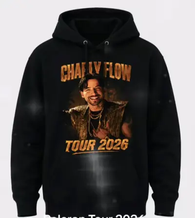 Polerón Charly Flow Tour 2026 Negro - miniatura 1