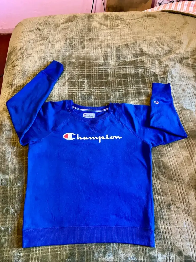 Polerón azul Champion para hombre