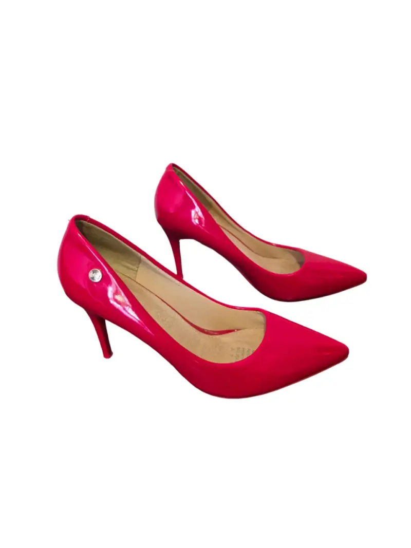 Zapatos de tacón rojo Vía Uno - 3