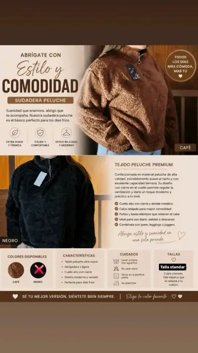 Sweater corto trenzado en varios colores - miniatura 1