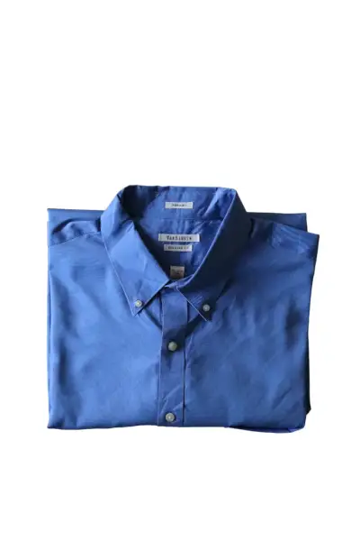 Camisa azul de hombre Van Heusen - miniatura 1