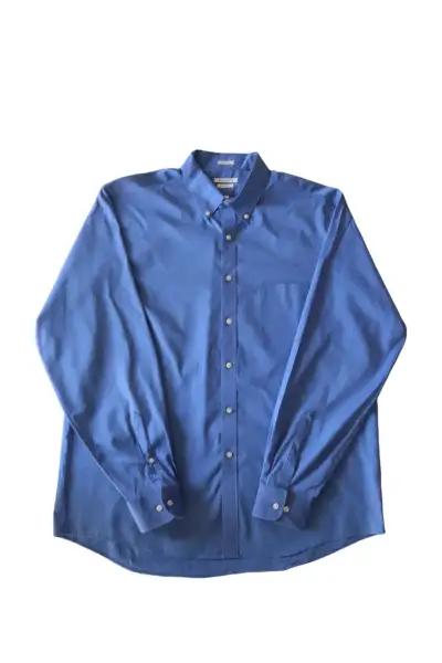 Camisa azul de hombre Van Heusen - miniatura 3