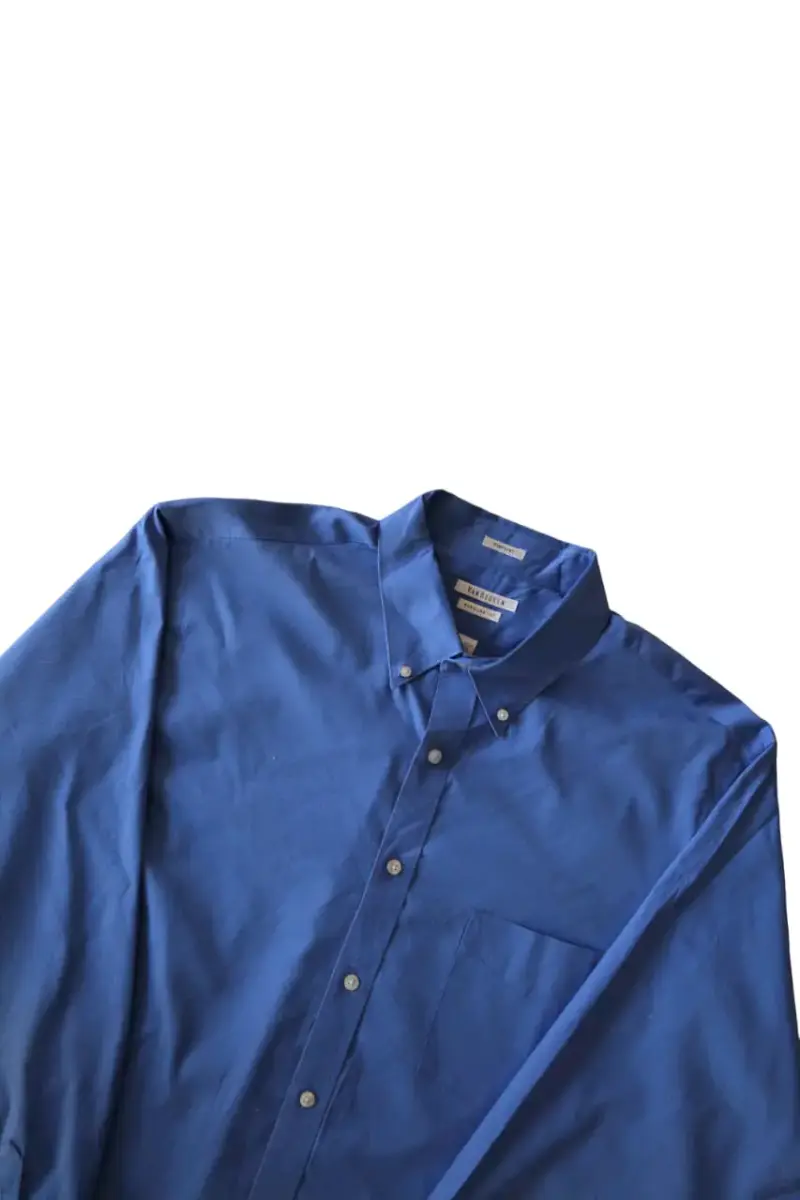 Camisa azul de hombre Van Heusen - 4