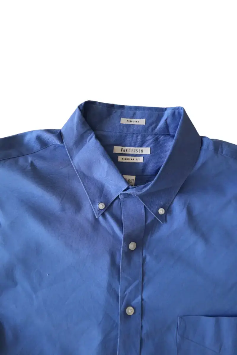 Camisa azul de hombre Van Heusen - 5