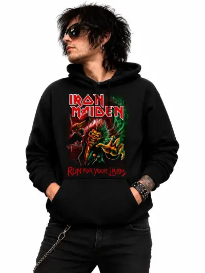 Polerón Iron Maiden Run For Your Lives - miniatura 1