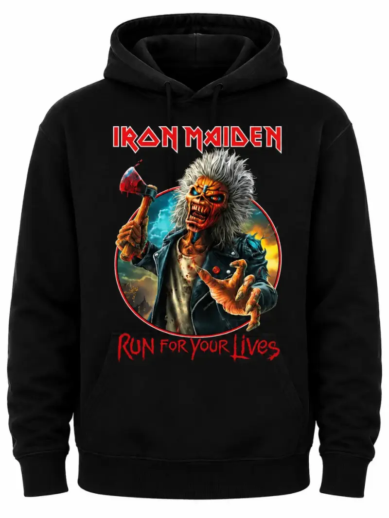 Polerón Iron Maiden Run For Your Lives - 2