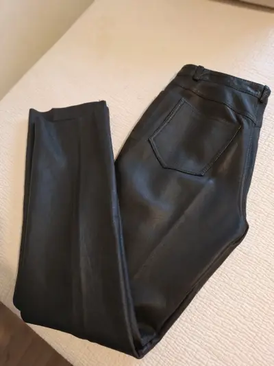 Pantalones de cuero para mujer T38/40 - miniatura 1