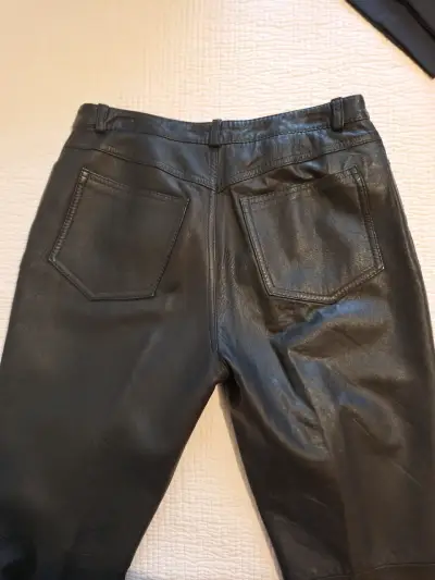 Pantalones de cuero para mujer T38/40 - miniatura 2