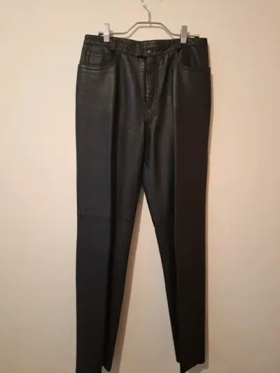 Pantalones de cuero para mujer T38/40 - miniatura 3