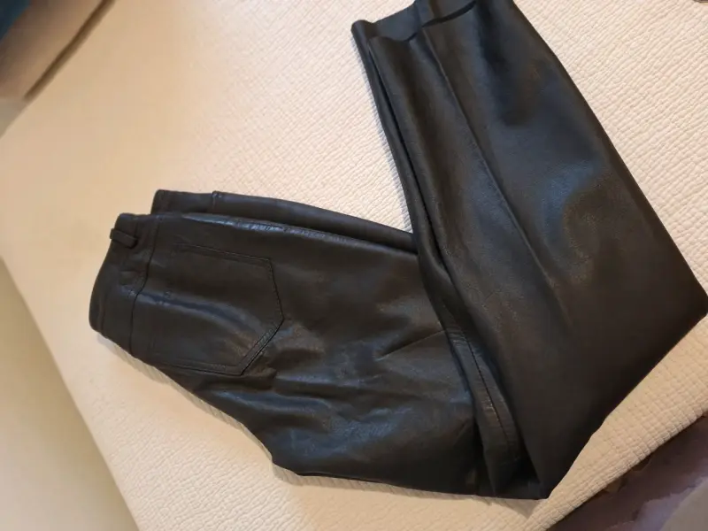 Pantalones de cuero para mujer T38/40 - 4