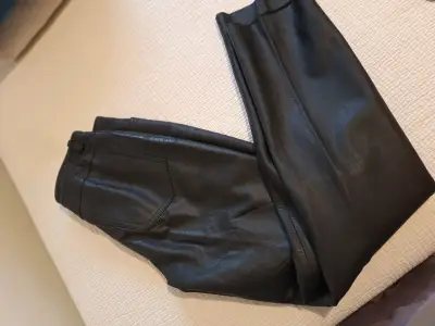 Pantalones de cuero para mujer T38/40 - miniatura 4