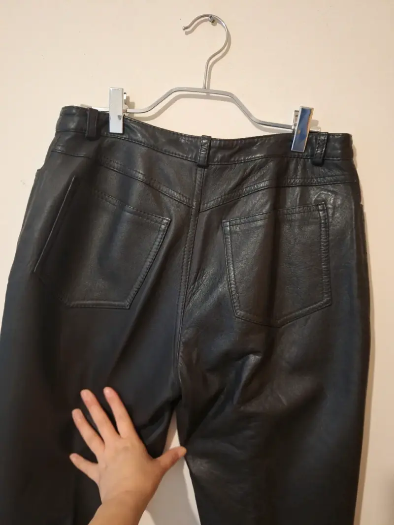 Pantalones de cuero para mujer T38/40 - 5