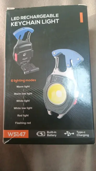 Linterna LED Recargable con Cortador de Cinturón - miniatura 6